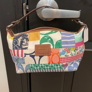 Multi color Coach purse